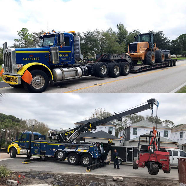 CTS Towing & Transport fleet and team